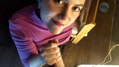 ایک ڈک پلاٹ اور ایک اچھی گہری گھنٹہ کے ساتھ عام روسی گھریلو فحش